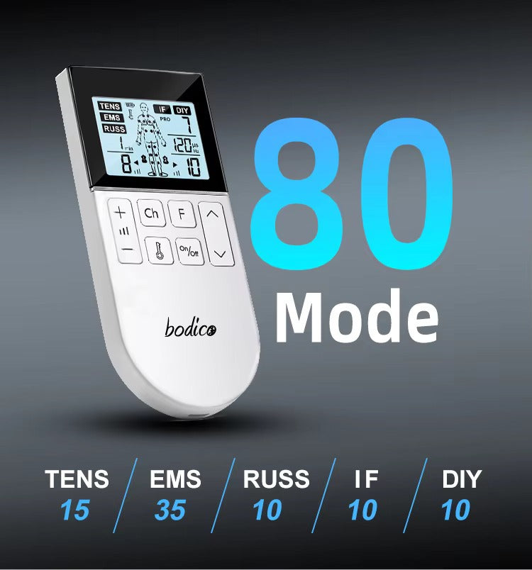 Digital 5-in-1 TENS,EMS,RUSS,IF,DIY