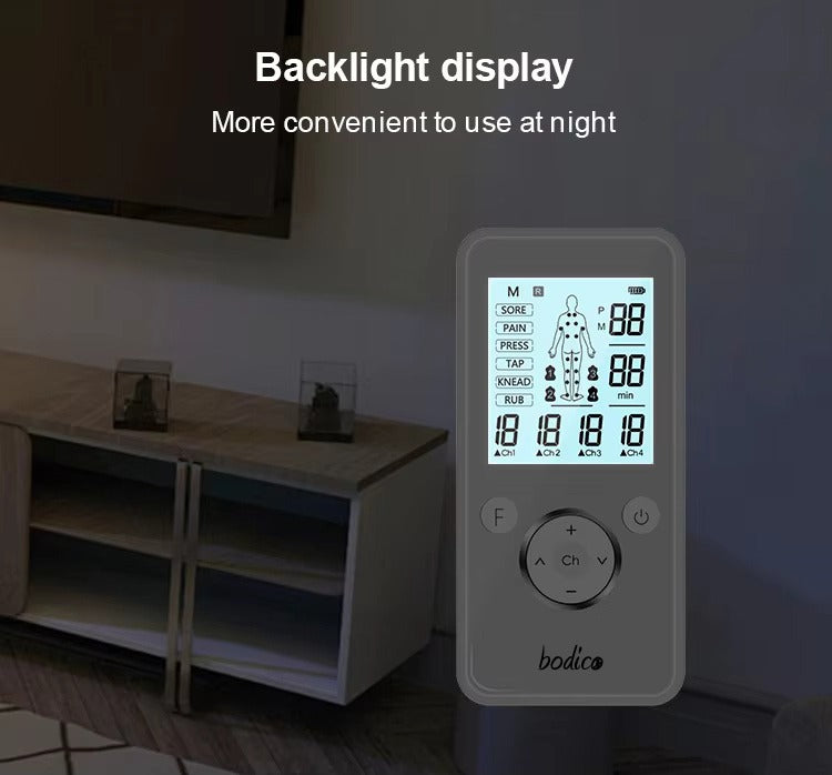 Digital TENS + EMS 4CH-8 Pads