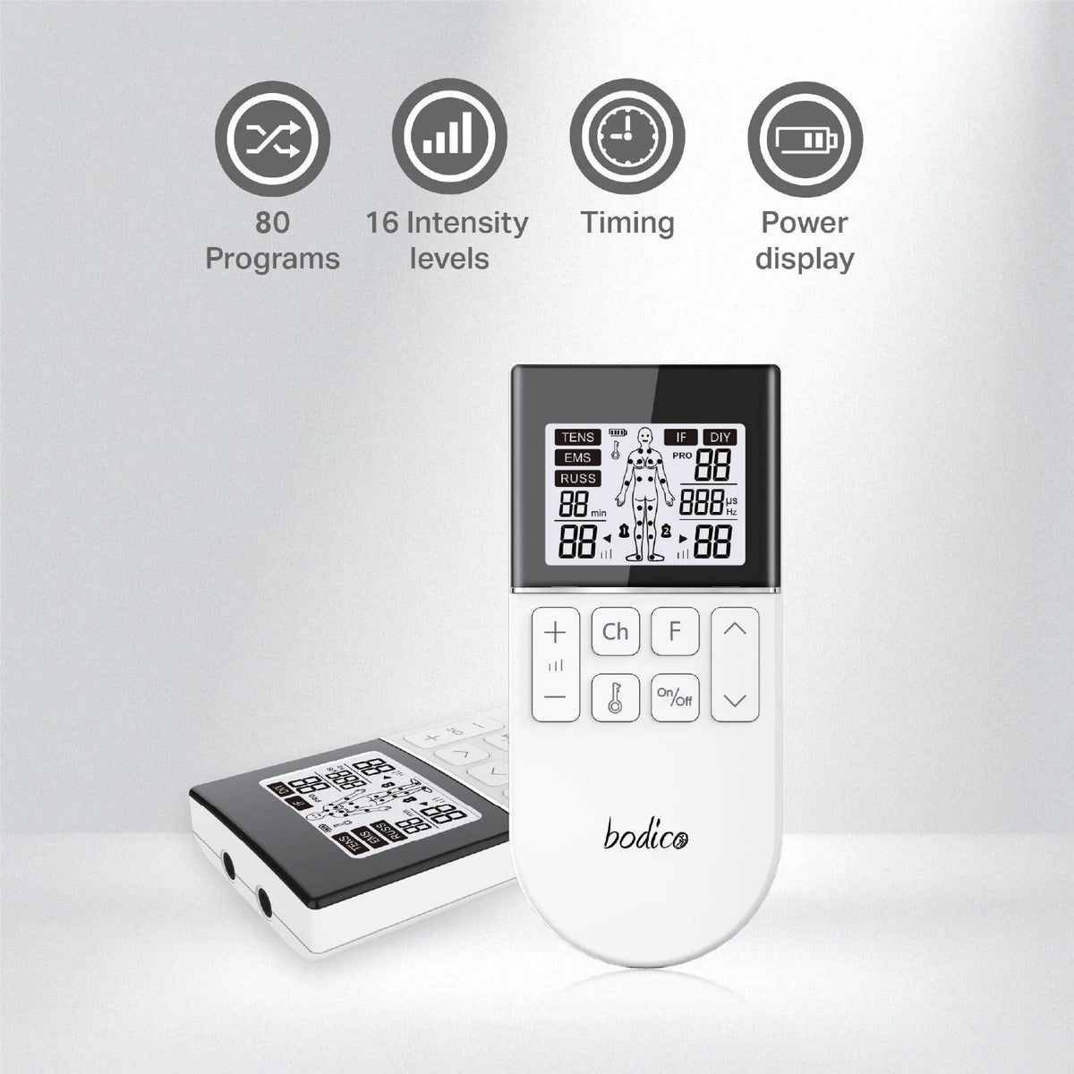 Digital 5-in-1 TENS,EMS,RUSS,IF,DIY